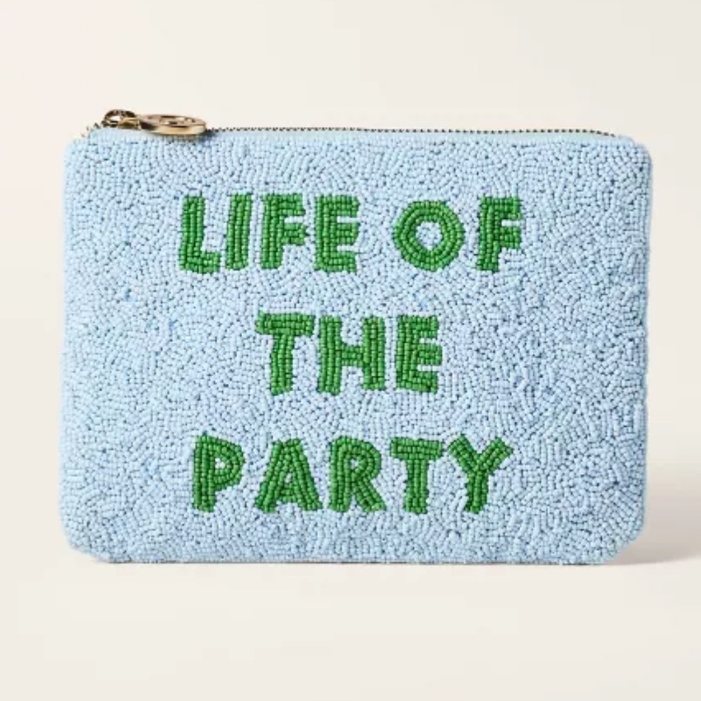 Kate Spade Target Beaded Life of The Party Beaded Clutch Bag